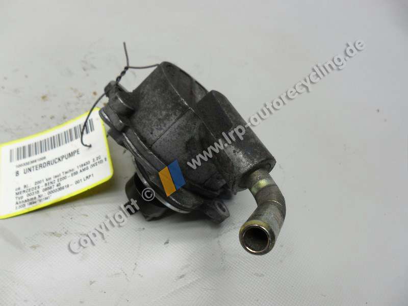 MERCEDES E220 W210 BJ2001 UNTERDRUCKPUMPE A6112300065 LUK RE2177-1 6112300065